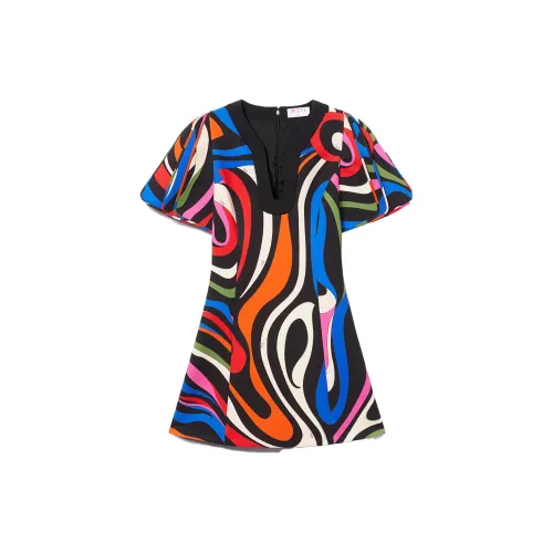 EMILIO PUCCI Short-Sleeved Dresses Women's Multicolor