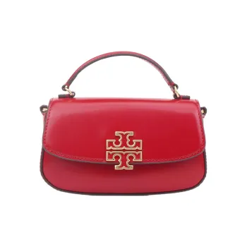 TORY BURCH Britten Cow Leather Shoulder Bag, Crossbody Bag, Handbag Mini Women's Red