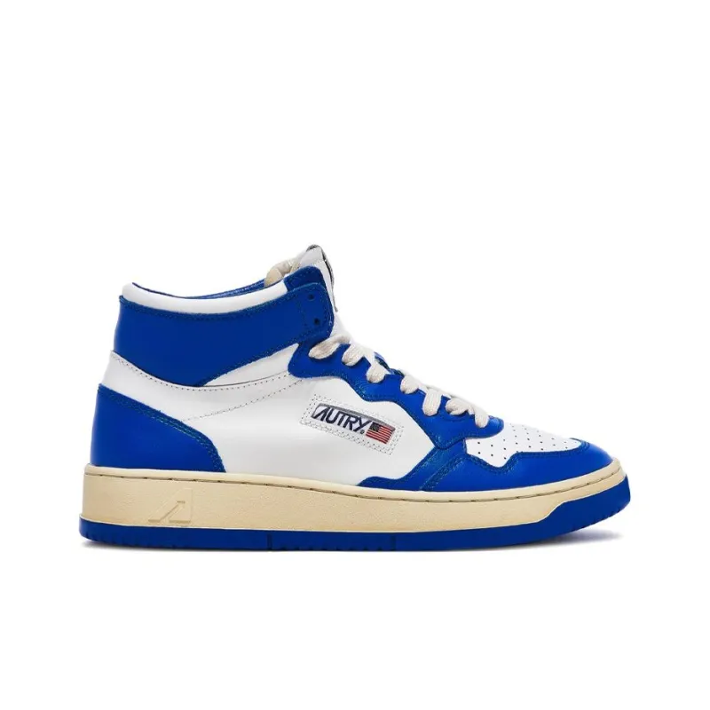 AUTRY Contrast-panelled Hi-top Sneakers-1