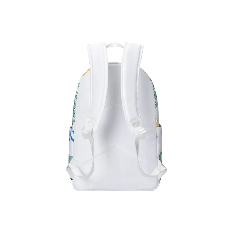 DRACONITE Polyester Student Backpack Regular Unisex Dazzling Color White-2