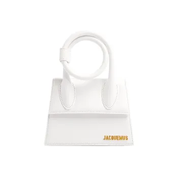 Jacquemus Le Chiquito Leather Shoulder Bag Crossbody Bag Handbag Regular Women's White