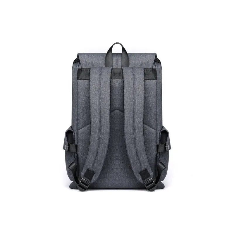 Playboy Fabric Backpack Tubas Men's Gray-2