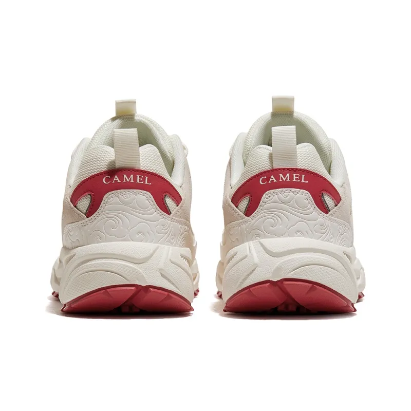 CAMEL Low-Top Outdoor Shoes Men's Beige White Red-4