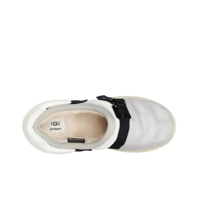 ATTEMPT x UGG Low-Top Casual Shoes Unisex Black Gray Color Box-3