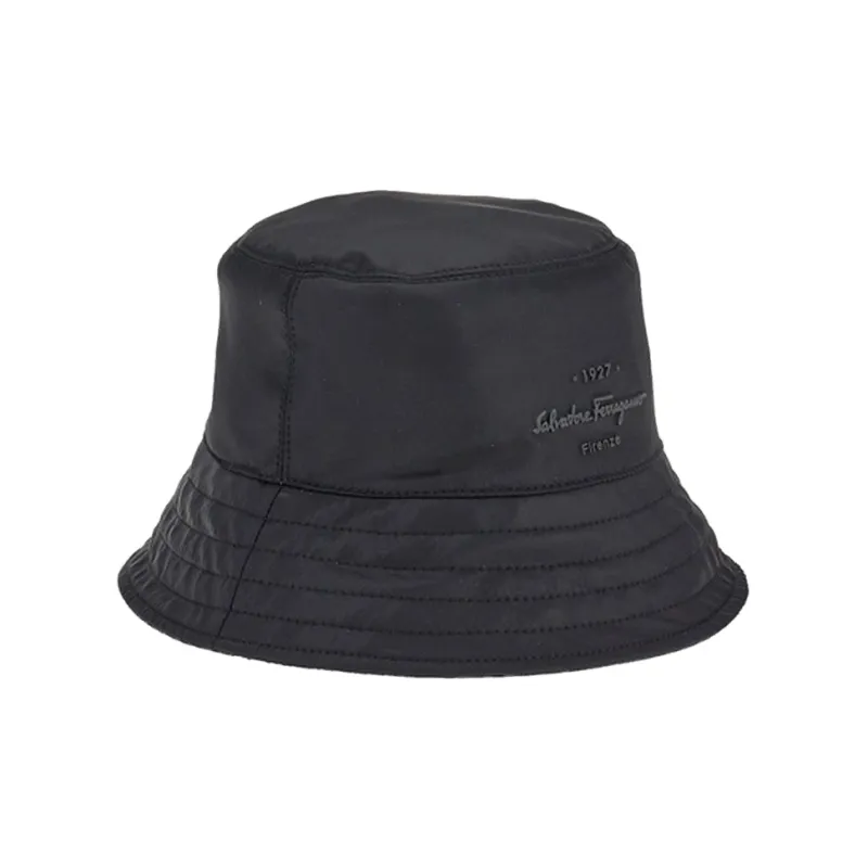 FERRAGAMO Bucket Hats Men's Black-0