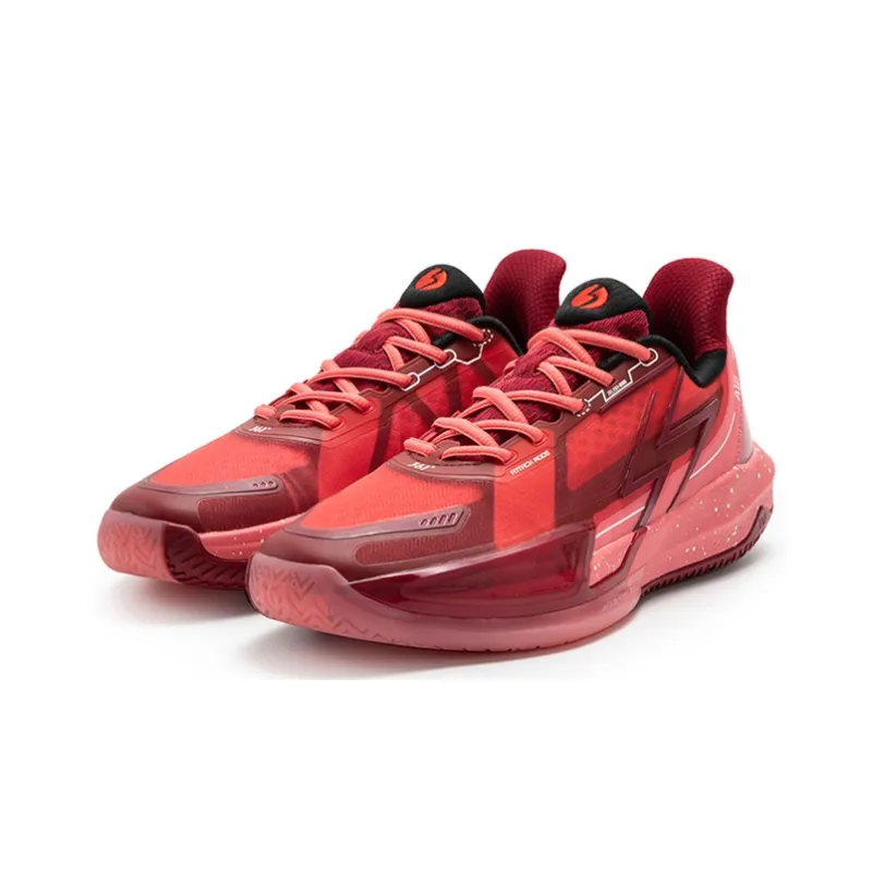 361° Big3 4.0 QUICK Basketball Shoes Men Low Top Tropical Pink-2