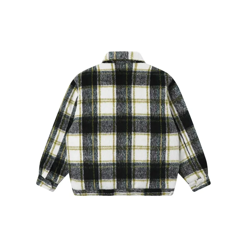 NBCT Jackets Unisex Ink Green Plaid-1