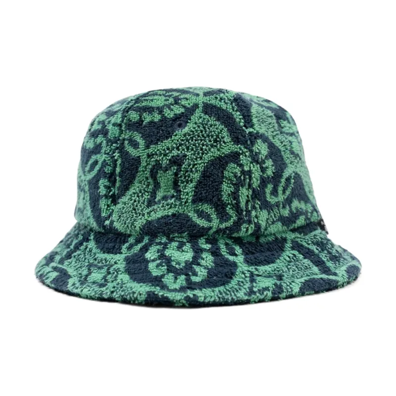 Marine Serre Cotton Bucket Hats Women's Green-0
