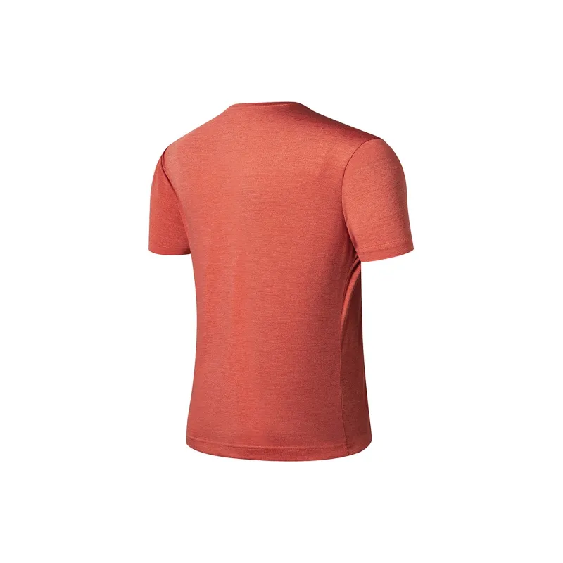 QIAODAN T Shirts Men Burnt Sienna Heather Gray-1