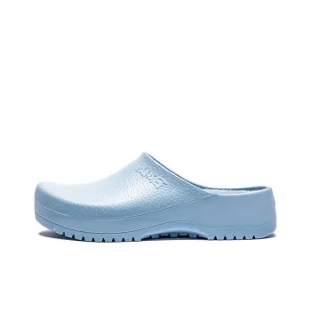 Birkenstock Super Birki Shearling Polyurethane 'Dusty Blue' Women's