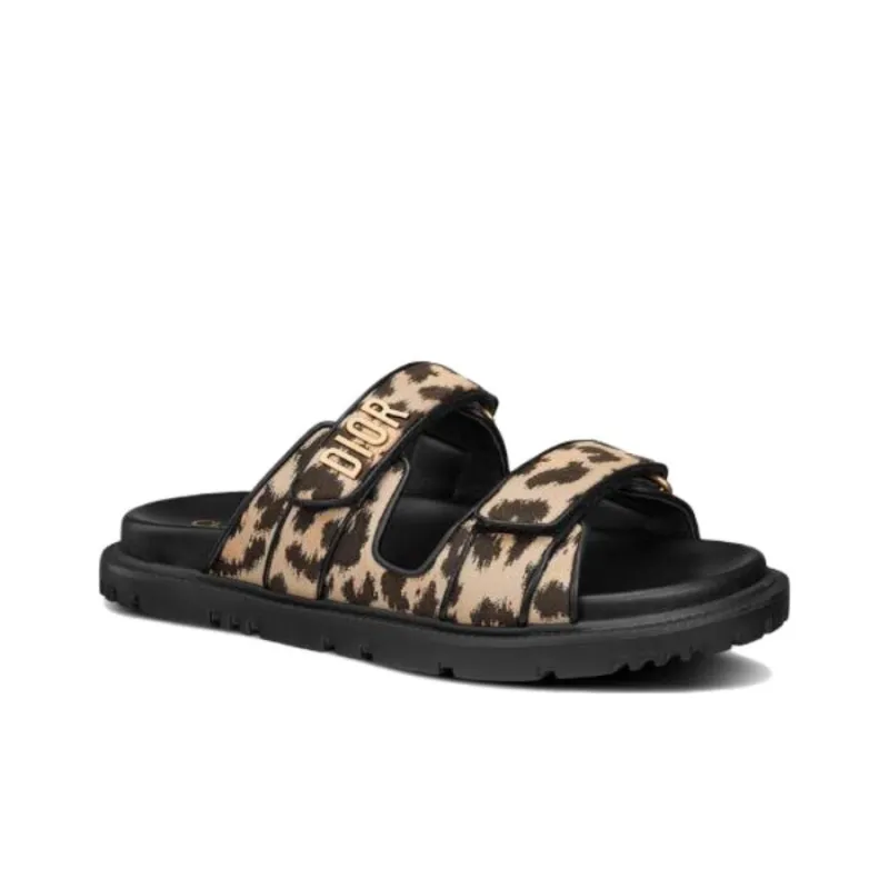 DIOR DiorAct Slip Resistant Slide Slippers Women's Beige-2