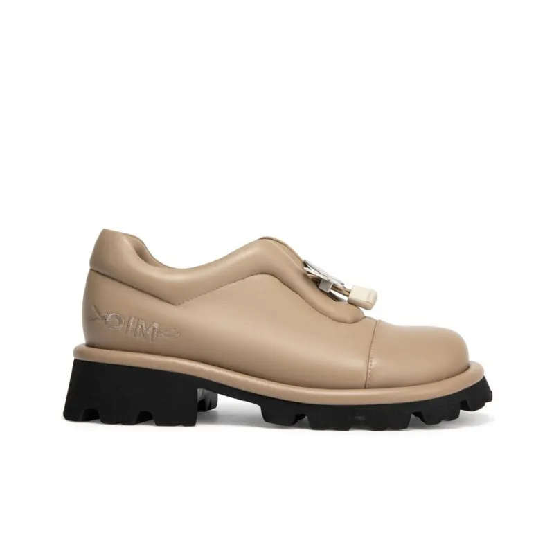 MIO Loafers Women's Black/Beige-7
