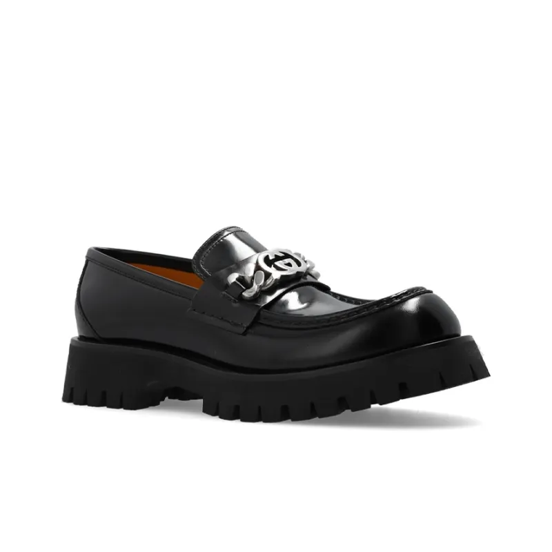GUCCI Loafer 'Interlocking G Black'-2