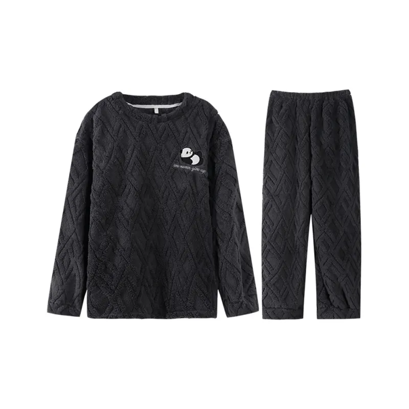 Lan Miao LAMIU Pajama Set Fall Winter Men's-0