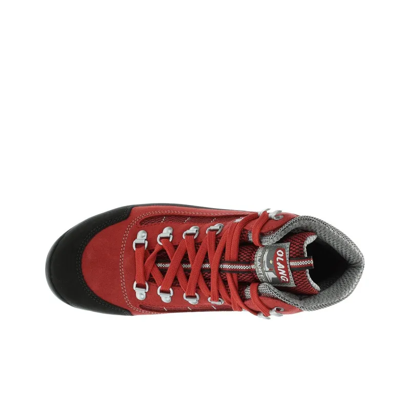 OLANG High Top Outdoor Shoes Unisex Red-3