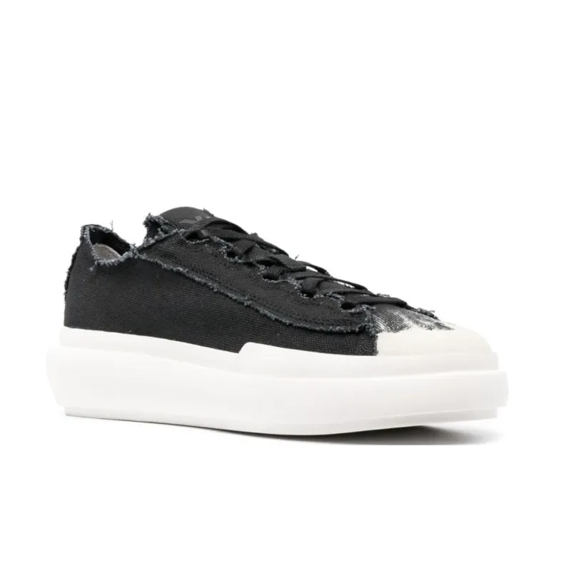 Y-3 Nizza Low "Worn-In" Black Off White-1
