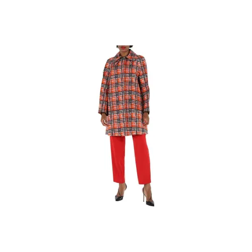 Burberry Coats Women's Orange