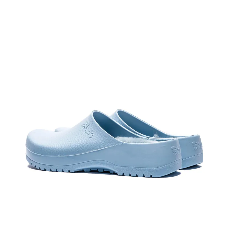 Birkenstock Super Birki Shearling Polyurethane 'Dusty Blue' Women's-4
