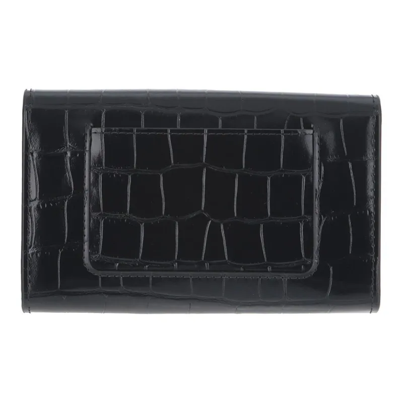 Mulberry Darley Calfskin Wallet Women's Black-2