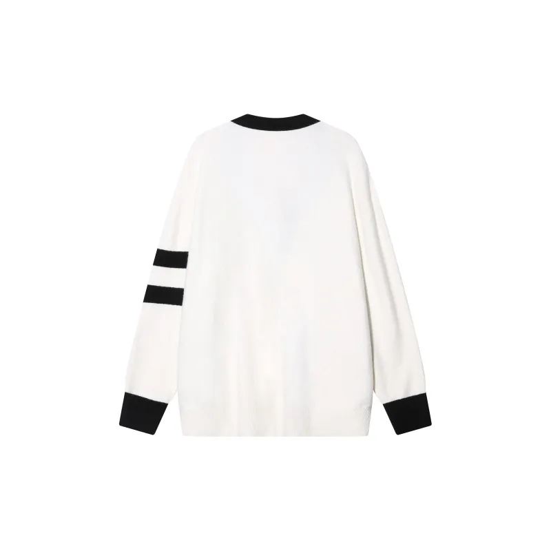 TCH FW23 Knit Cardigans Unisex White-1