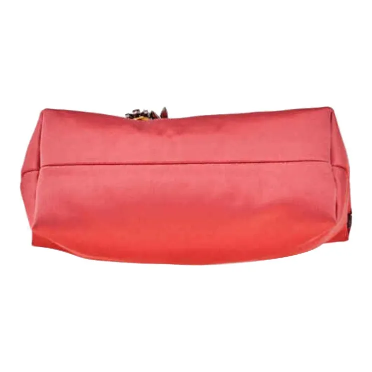 Burberry Satin Clutch Small Size Women's Cinnamon-3