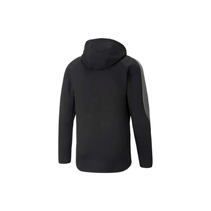 PUMA EVOSTRIPE Evostripe Full-Zip Hoodie Sweatshirt Men's Black-1