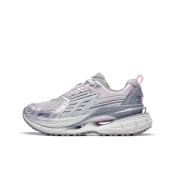 LiNing Comet 5 Yixing 5 Abrasion Resistant Rebound Low Top Casual Shoes Women's Silver Gray