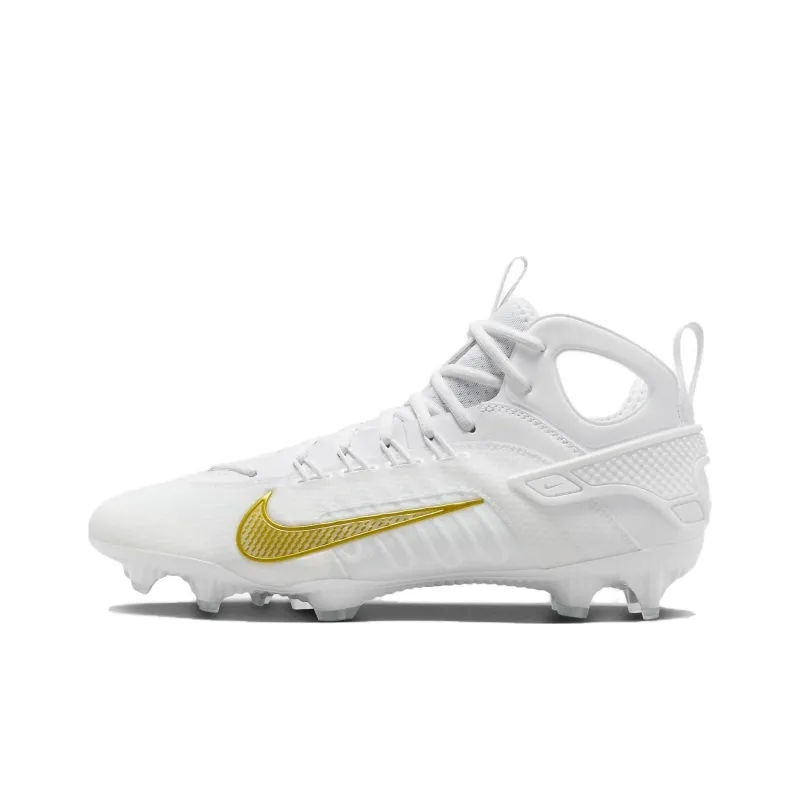 Nike Huarache 9 Elite Lax 'White Metallic Gold'-0