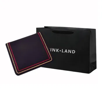 PINK·LAND Cow Leather Genuine Leather Wallets Card Holders Women's Red/Green/Black