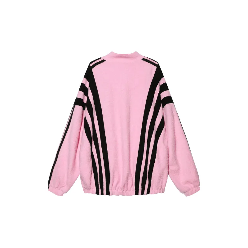 TCH FW23 Velvet feel Coat Unisex Pink-1