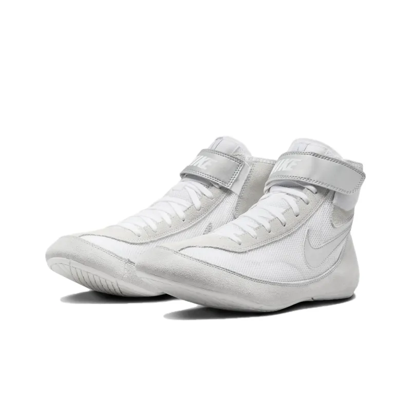 Nike SpeedSweep 7 Wrestling Shoes 'White Metallic Silver'-2