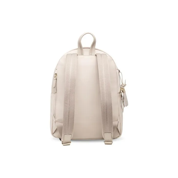 SAMSONITE KHALEESI Fabric Cow Leather Patchwork Laptop Backpack Regular Women's Ivory White-3