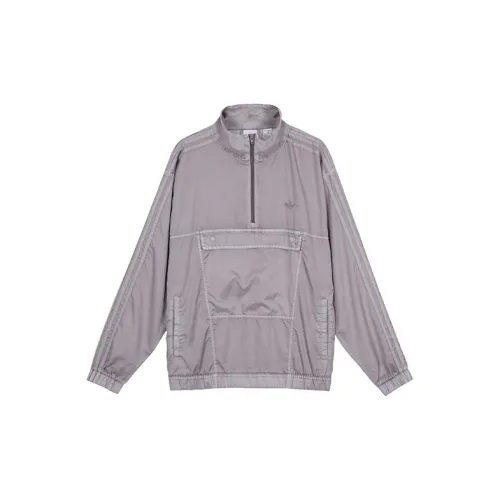 Adidas Originals GARMENT DYED Jackets Unisex Gray