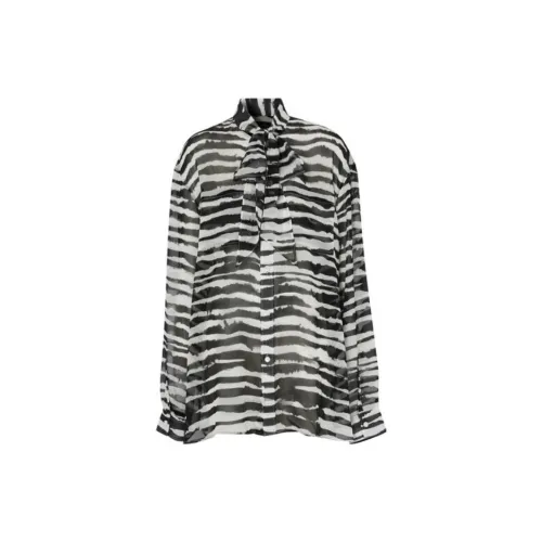 Burberry Shirts Women's Zebra Pattern