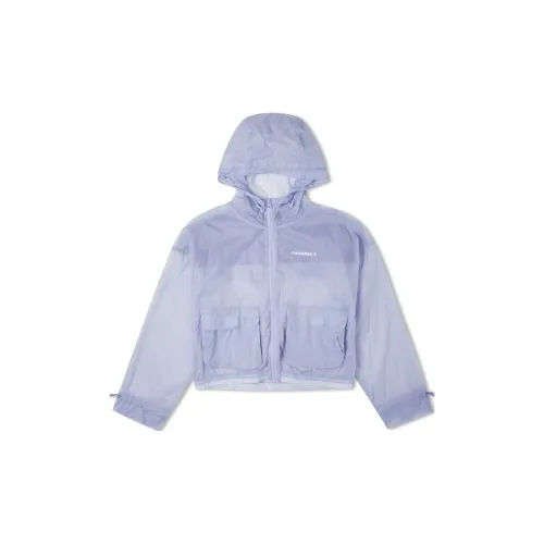 Converse TRANSPARENT Jackets Women's Purple