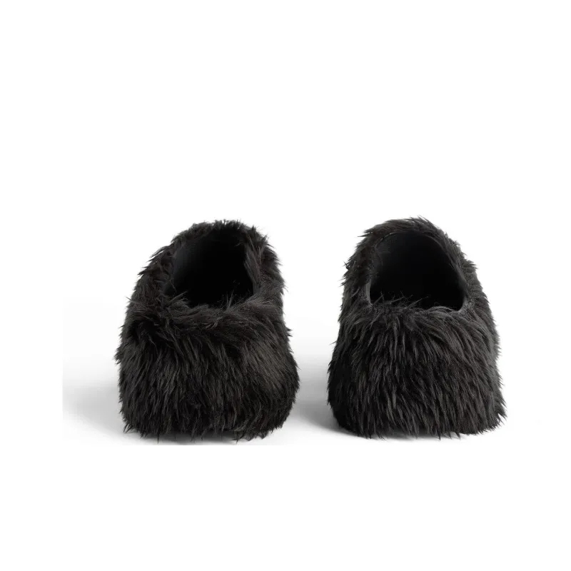 BALENCIAGA CROCS MULE EVA FAKE FUR