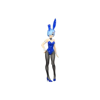FURYU Start From Zero Rem BiCute Bunnies Re: Zero − Starting Life In Another World Blue Bunny Girl Bonus Gifts 30cm