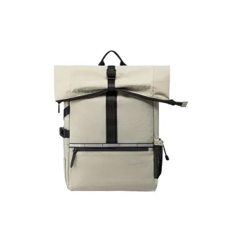 SAMSONITE Fabric Backpack Regular Men's Beige
