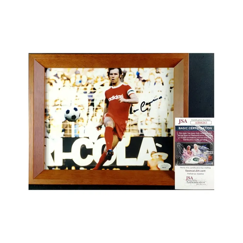 Huayitaojin Soccer Memorabilia & Collectible Includes JSA Certificate Of Authenticity, With Framing-0