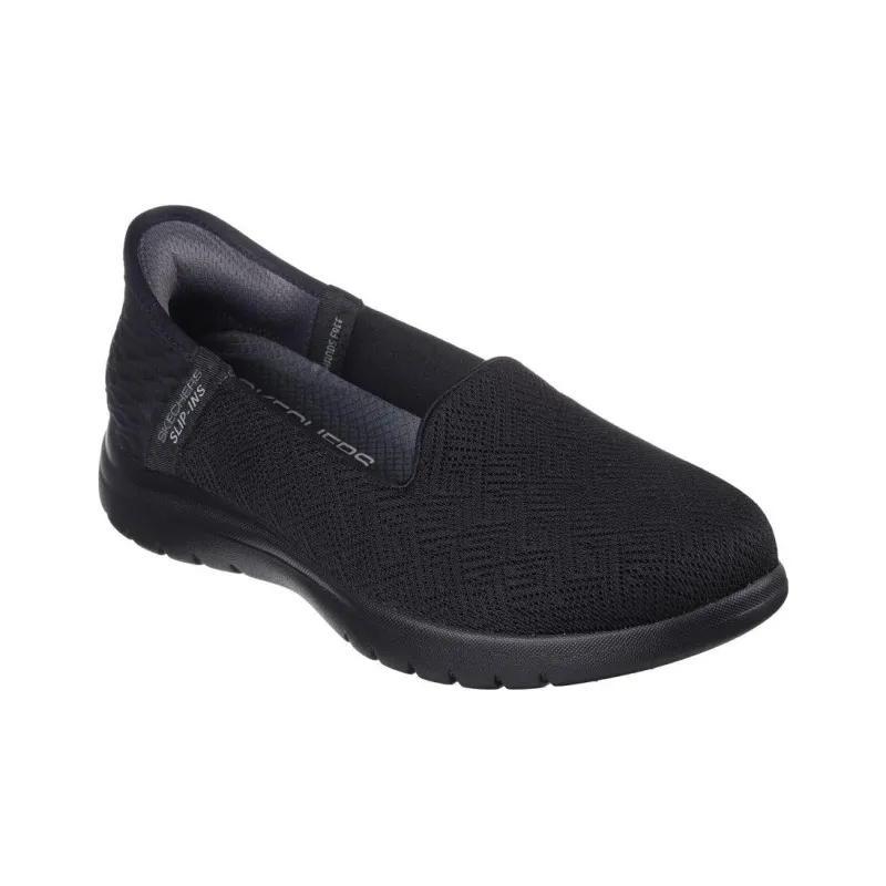 Skechers On The Go Flex Slip Ins 'Pure Black' Women's-2