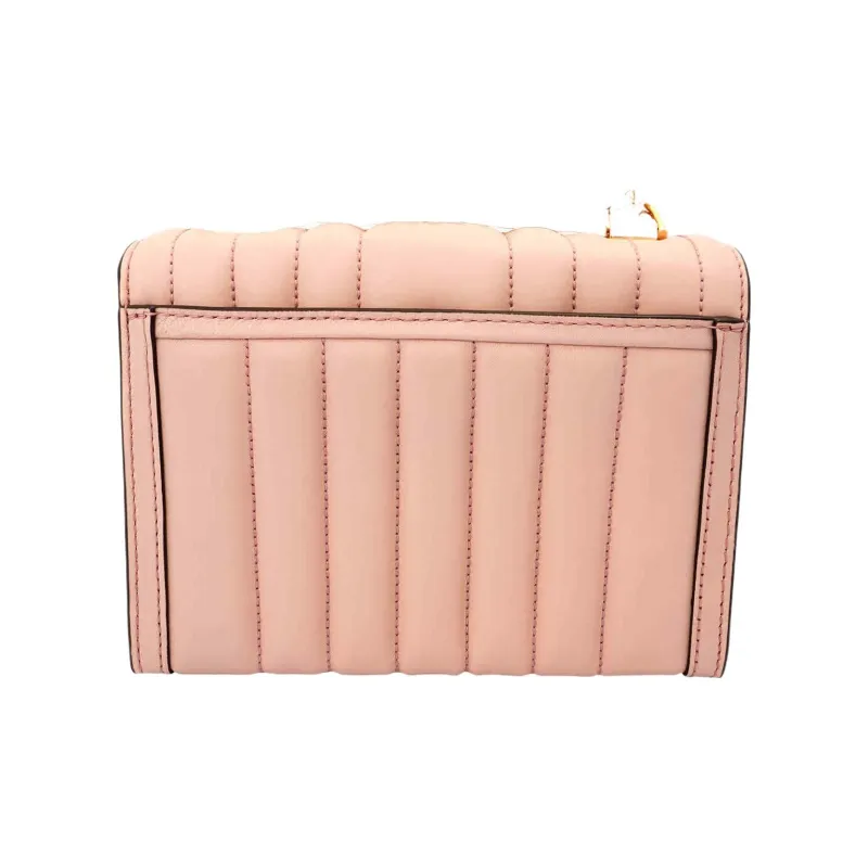 MICHAEL KORS Leather Shoulder Bag Crossbody Bag Small Size Women's Pink-4
