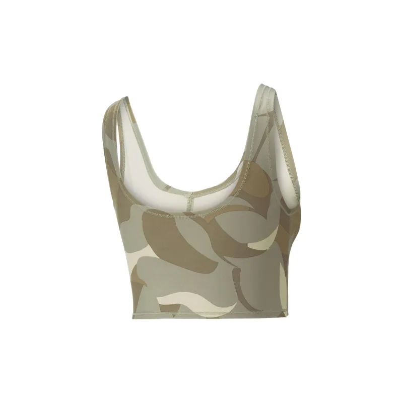 PUMA TOP STUDIO Haut De Yoga À Imprimés Studio Femme Sport Vests Women's Green-1