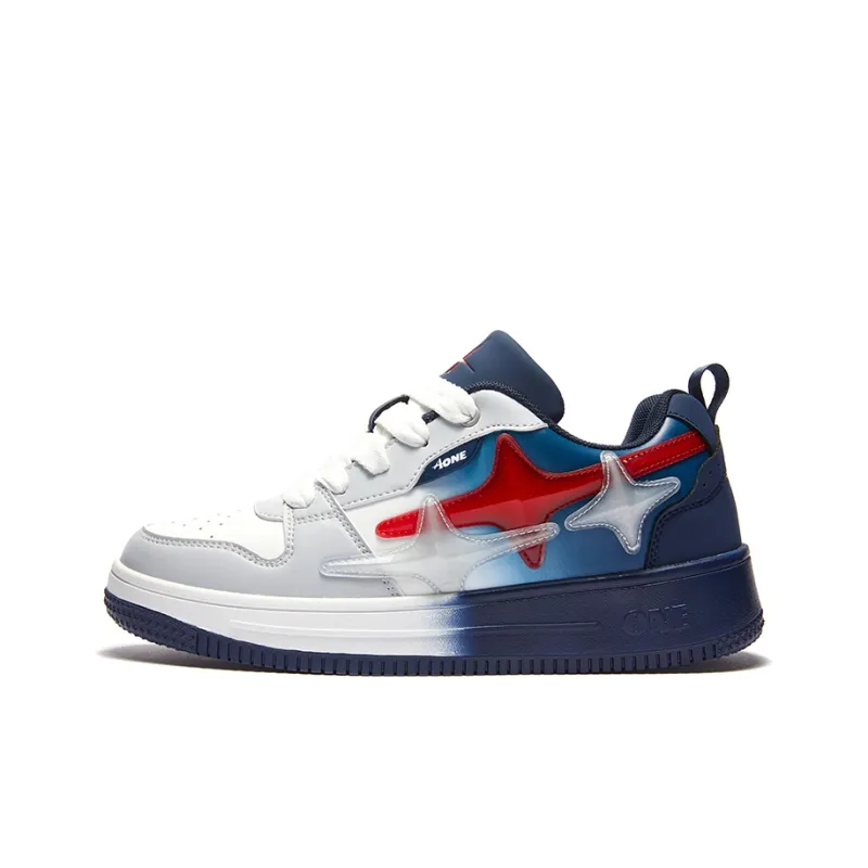 A1 Gradient Stars Shoes Wear-resistant And Lightweight Low-Top Skateboard Shoes Unisex-12
