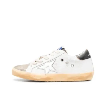 Golden Goose Stylish Skateboarding Shoes Women's White Vintage Version