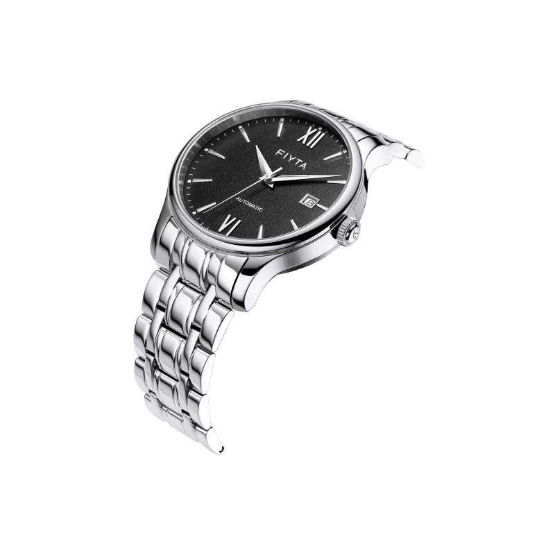 Fiyta Classic Collection Automatic Mechanical Movement Watch Unisex White Dial-1