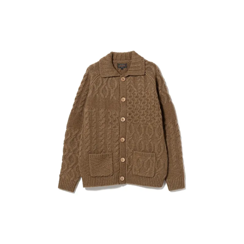 Beams PLUS Sweater Unisex Brown-1