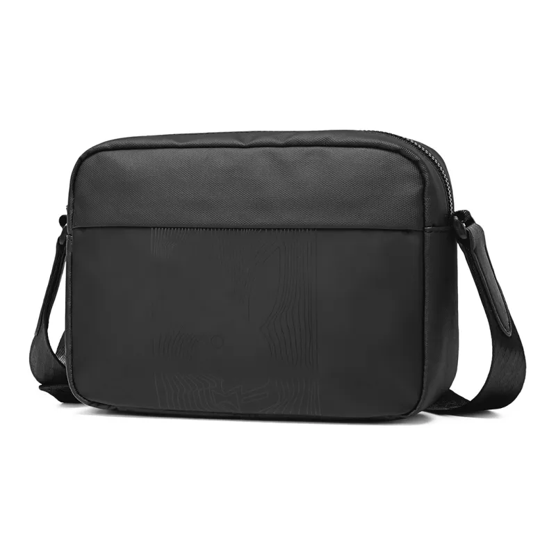 Playboy Fabric Crossbody Bag Medium Size Men's Black-3