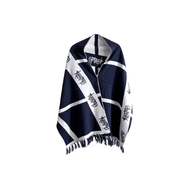 KENMO Acrylic Knit Scarves Unisex-16