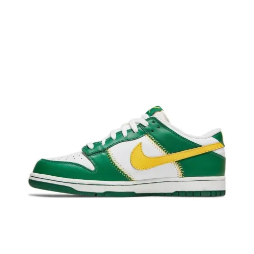 Nike Dunk Skateboard Shoes Unisex Low-Top Green