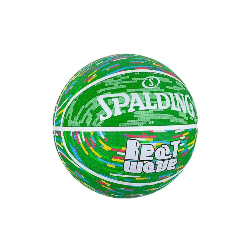 SPALDING Track Series Rubber Basketball Green Size 7 Training Unisex-2